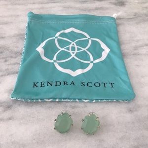 Kendra Scott Morgan Studs, gold & turquoise